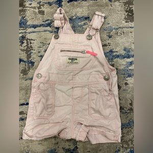 Oshkosh B’gosh pink overalls size 6-9 months